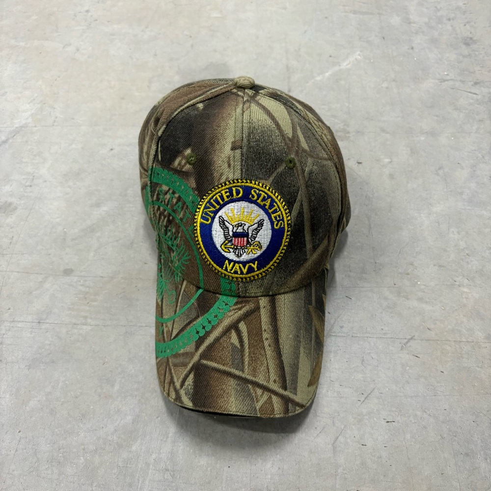 US Navy Camo Large Logo Mesh Back‎ Snapback Cap